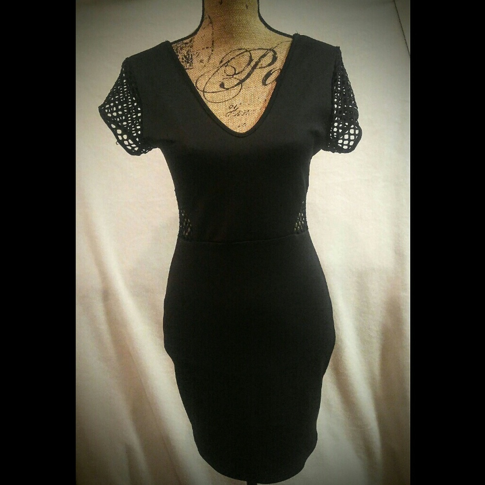 🔴Unique Black Party Dress